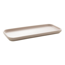 Travessa de Porcelana Cinza Matt 31x13cm